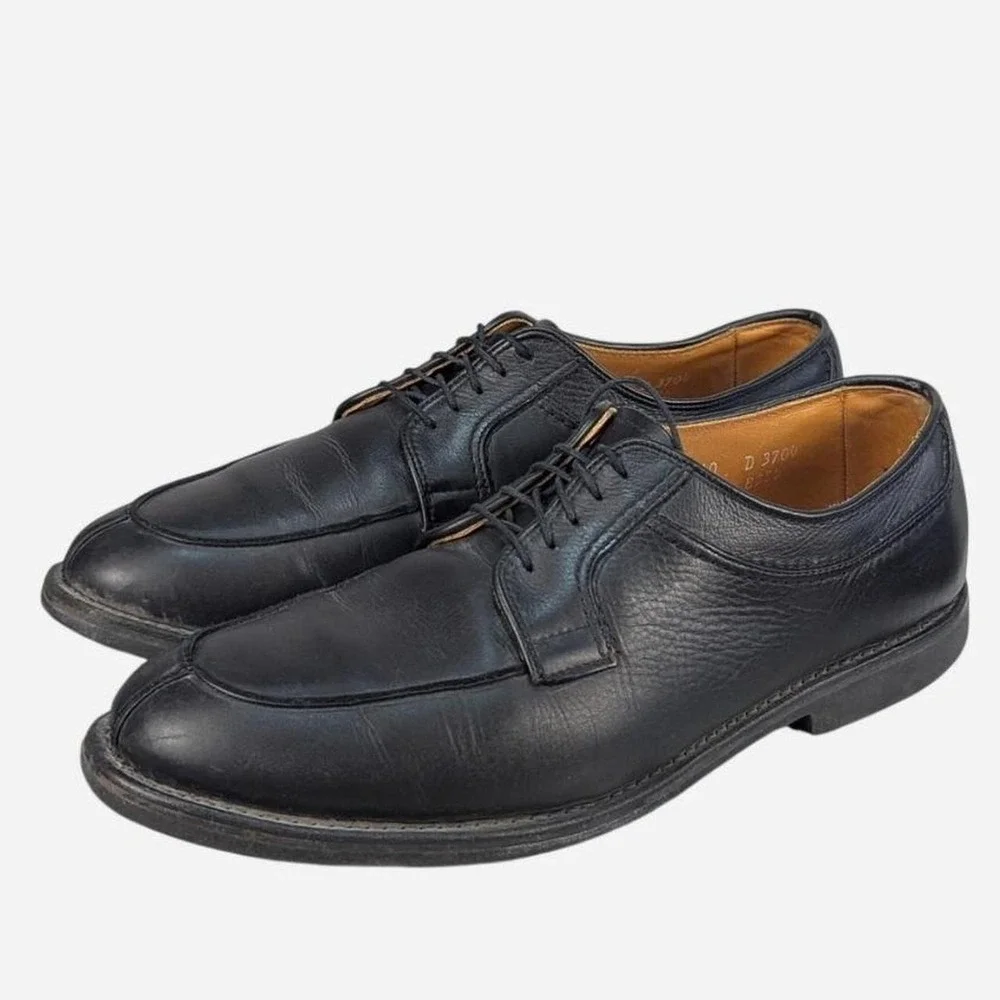 Allen Edmonds Stockbridge Split Toe Oxford Black Men's 10D Made in USA